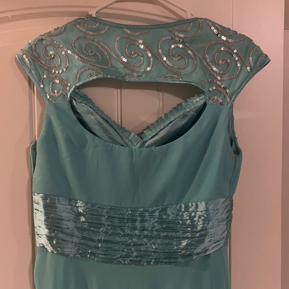 Teal dance/pageant dress